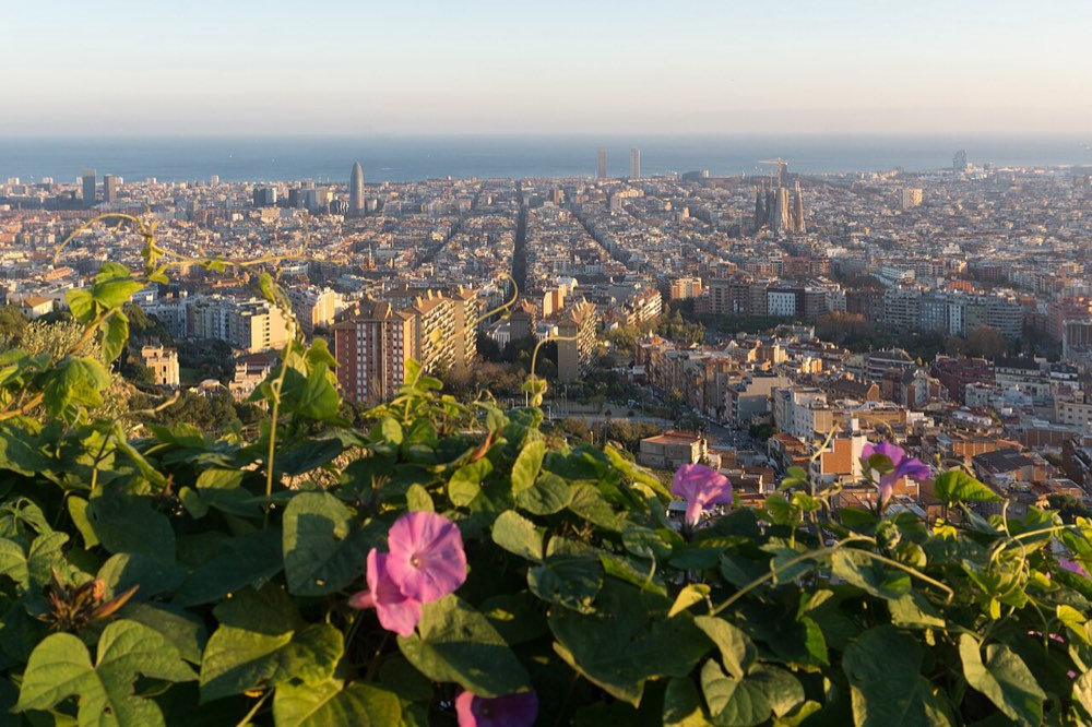 Vistas desde los búnkers del Carmel, Barcelona